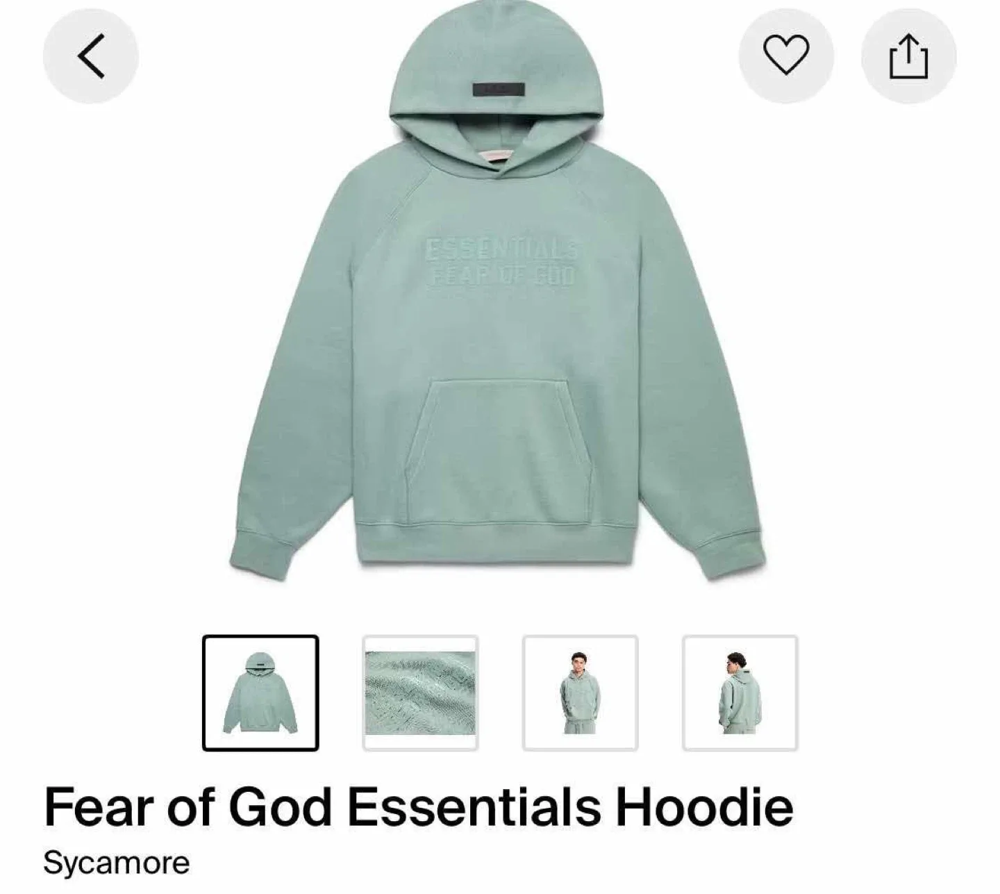 Fear of God Essentials Hoodie image indicator(8)