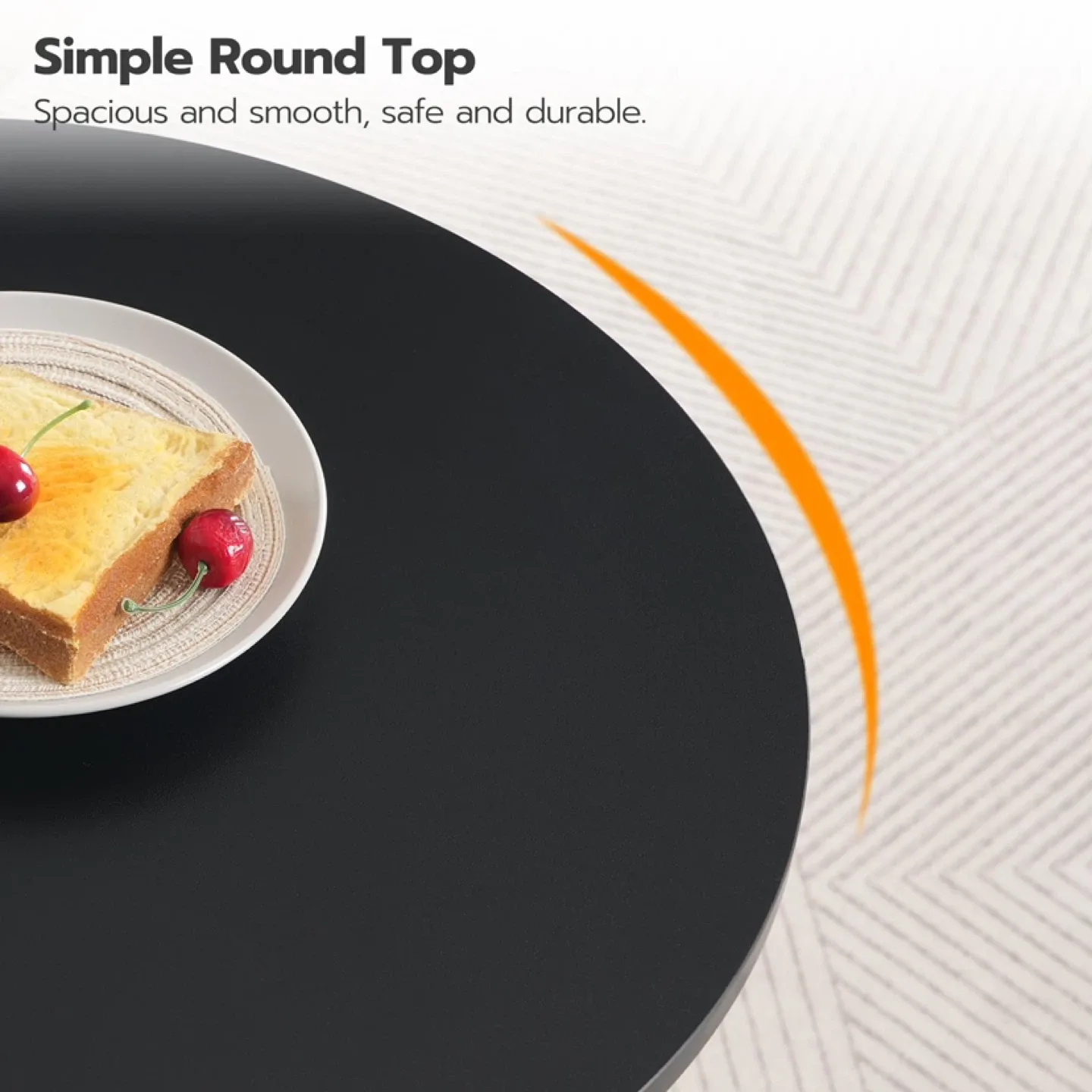 HOOBRO Round Bar Table with Non-Slip Base image indicator(4)