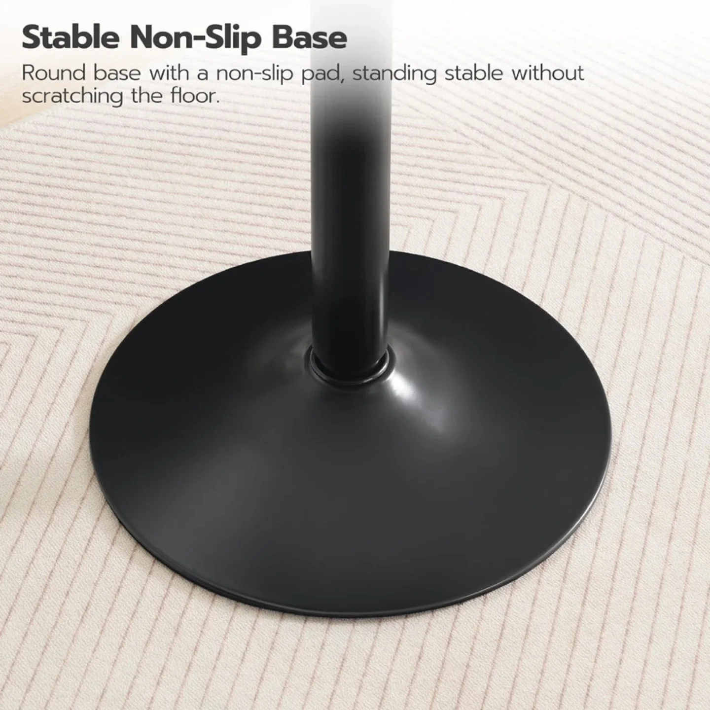 HOOBRO Round Bar Table with Non-Slip Base image indicator(6)
