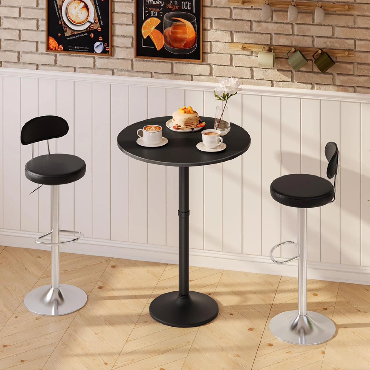 HOOBRO Round Bar Table with Non-Slip Base - photo 5