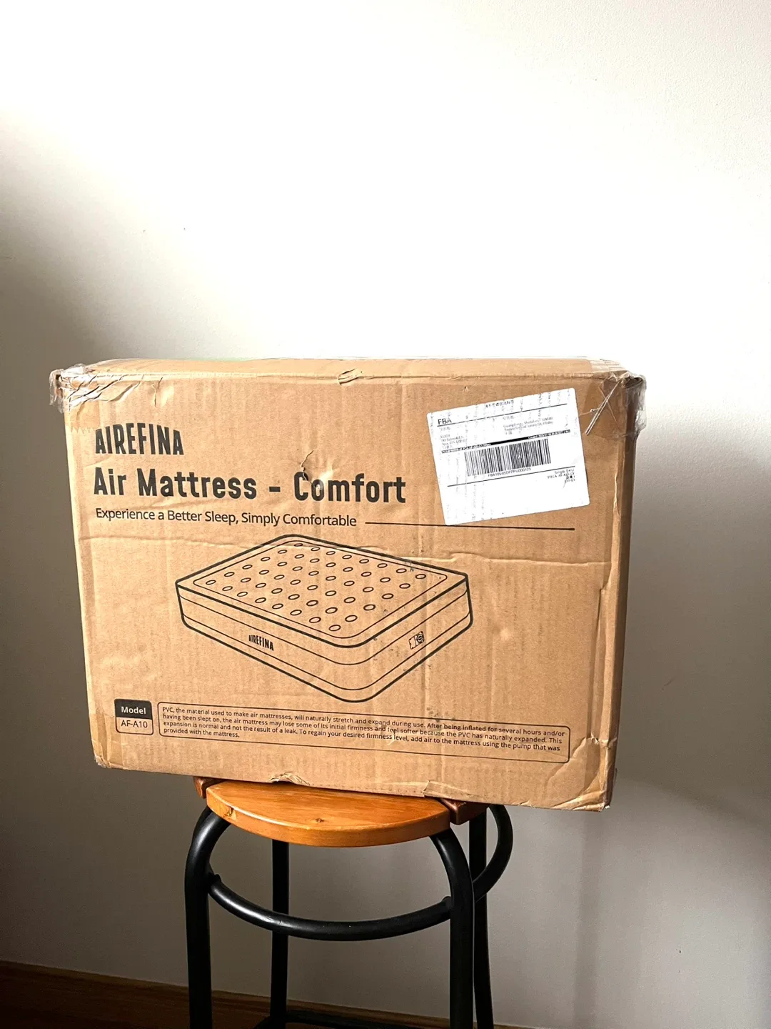 AIREFINA king Air Mattress - Comfort, New in Box thumbnail