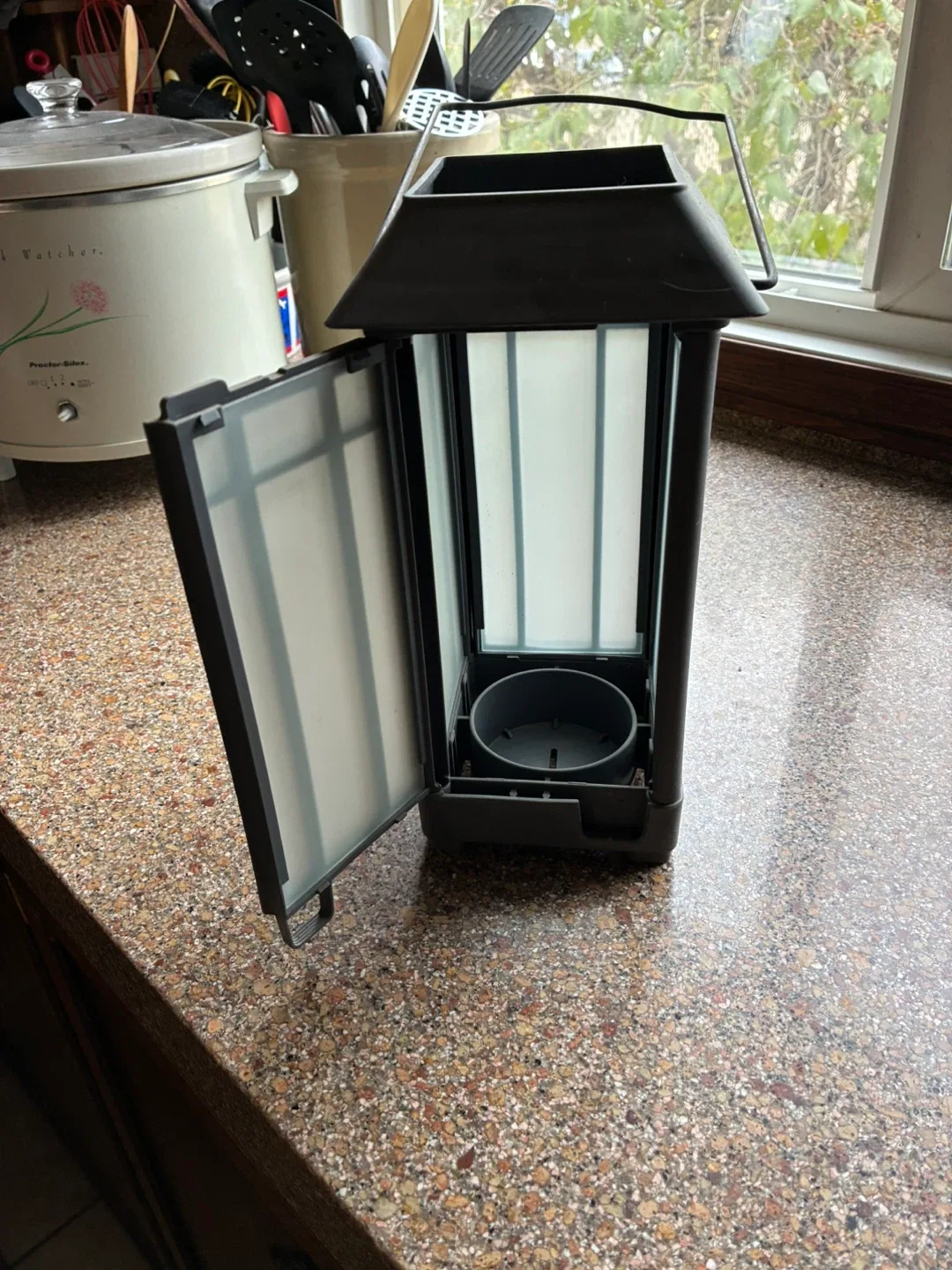 Grey Outdoor Lantern image indicator(2)