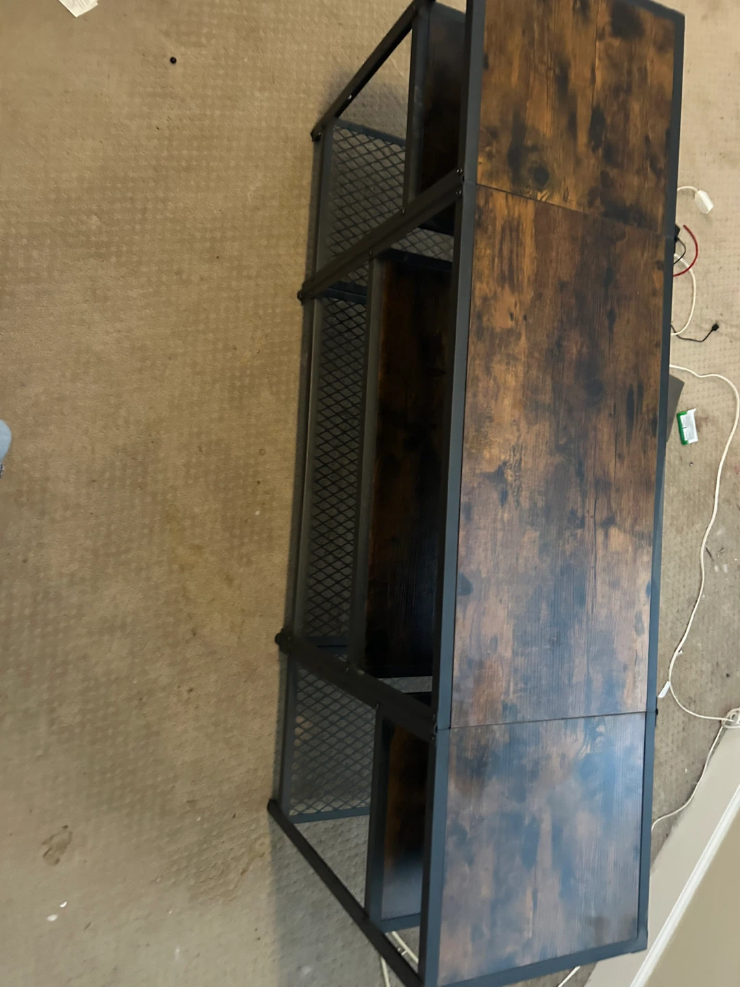 Brown & Black Metal storage unit. - photo 3