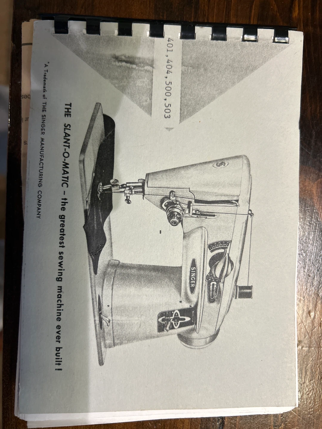 Singer Slant-O-Matic Sewing Machine - photo 3