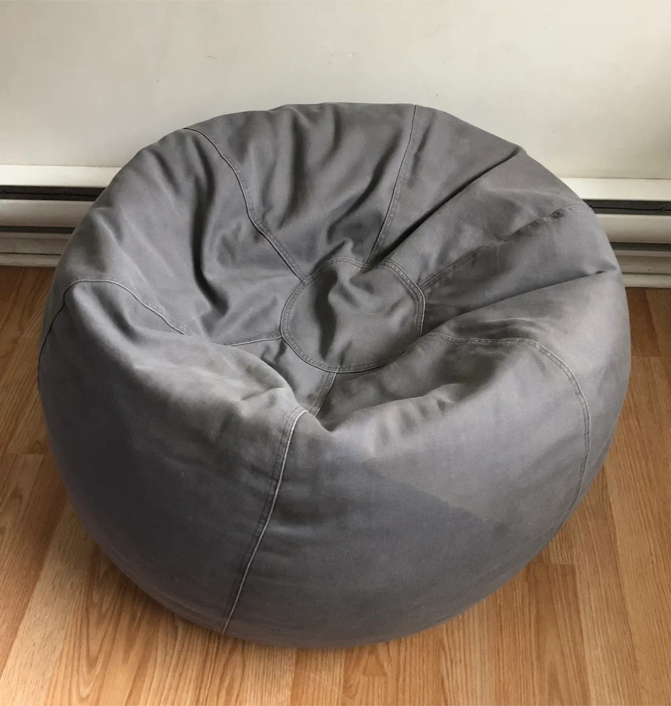 Grey Bean Bag Chair image indicator(2)