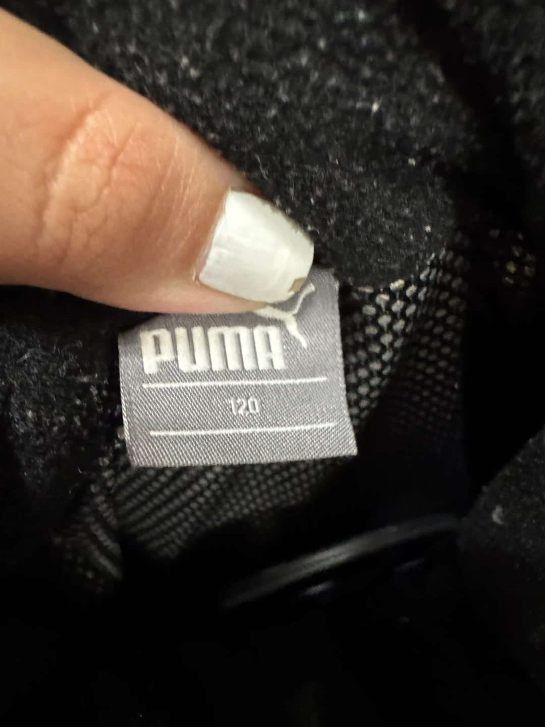 Kids Puma Black Puffer Jacket - Size 120 - photo 4