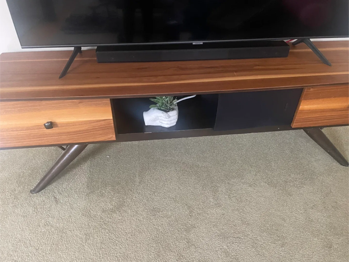 Mid-Century Modern Style TV Stand image indicator(2)