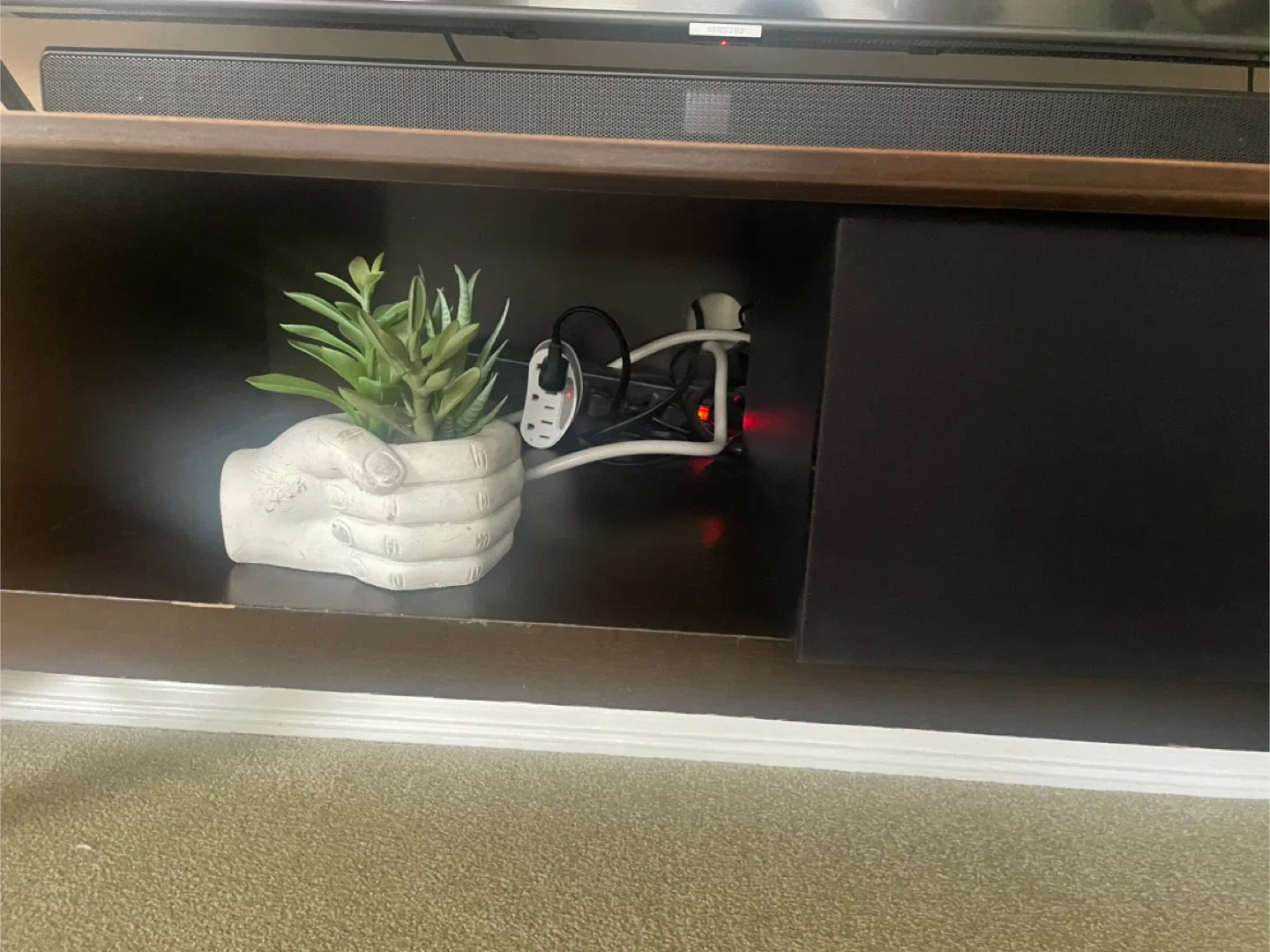 Mid-Century Modern Style TV Stand image indicator(5)