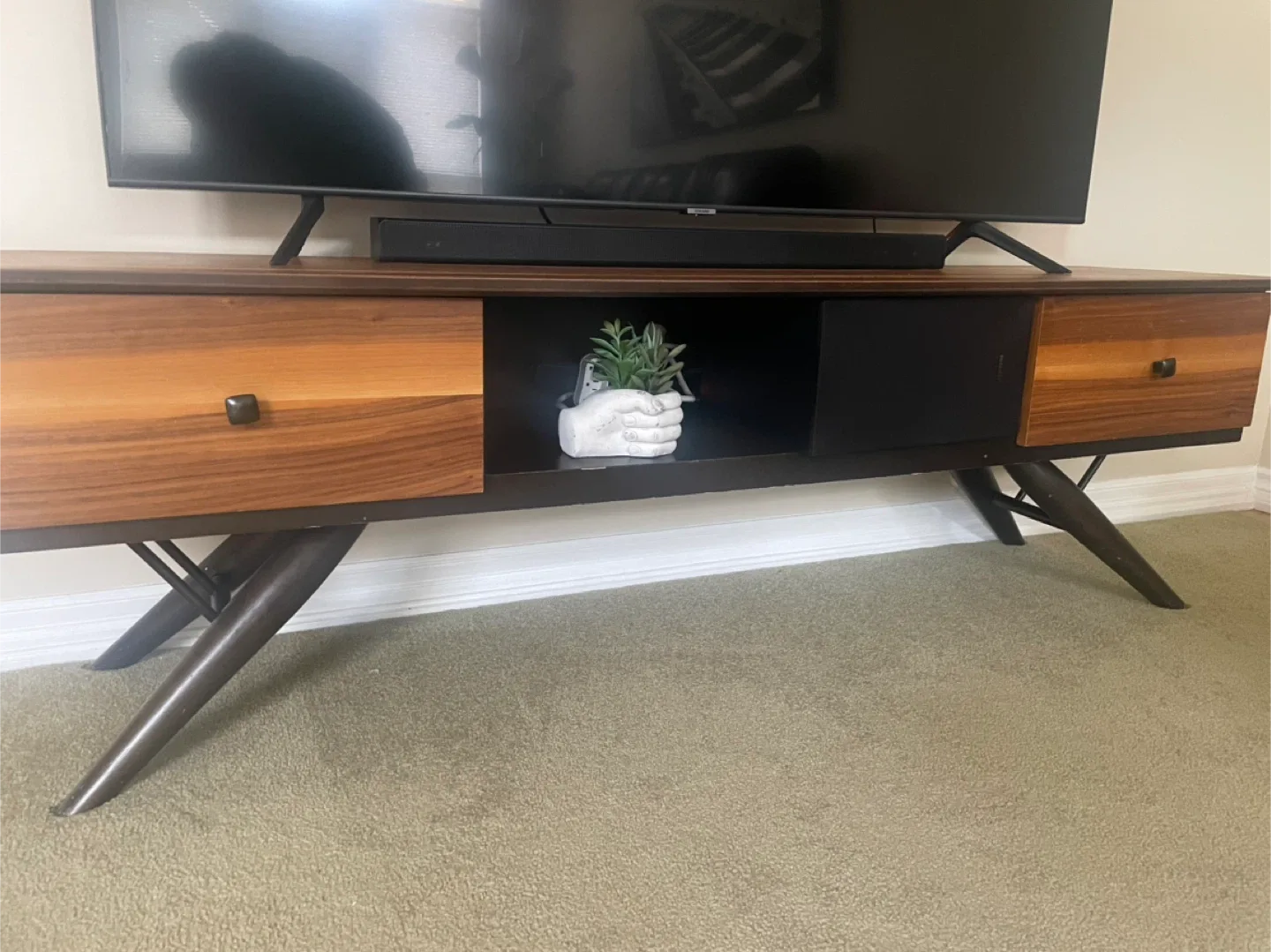Mid-Century Modern Style TV Stand image indicator(3)