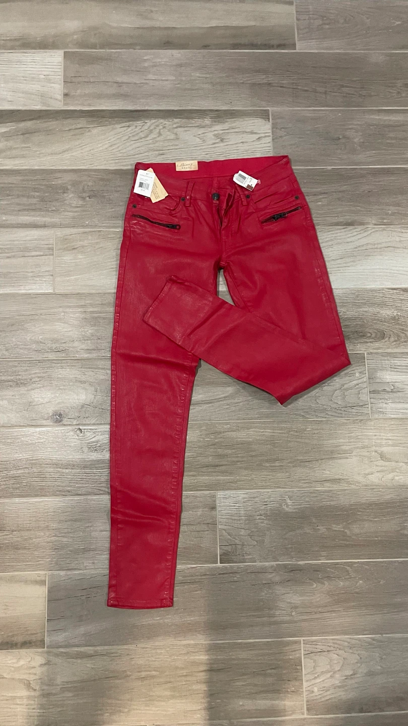 Almost Famous Red Skinny Jeans - Size 28x32