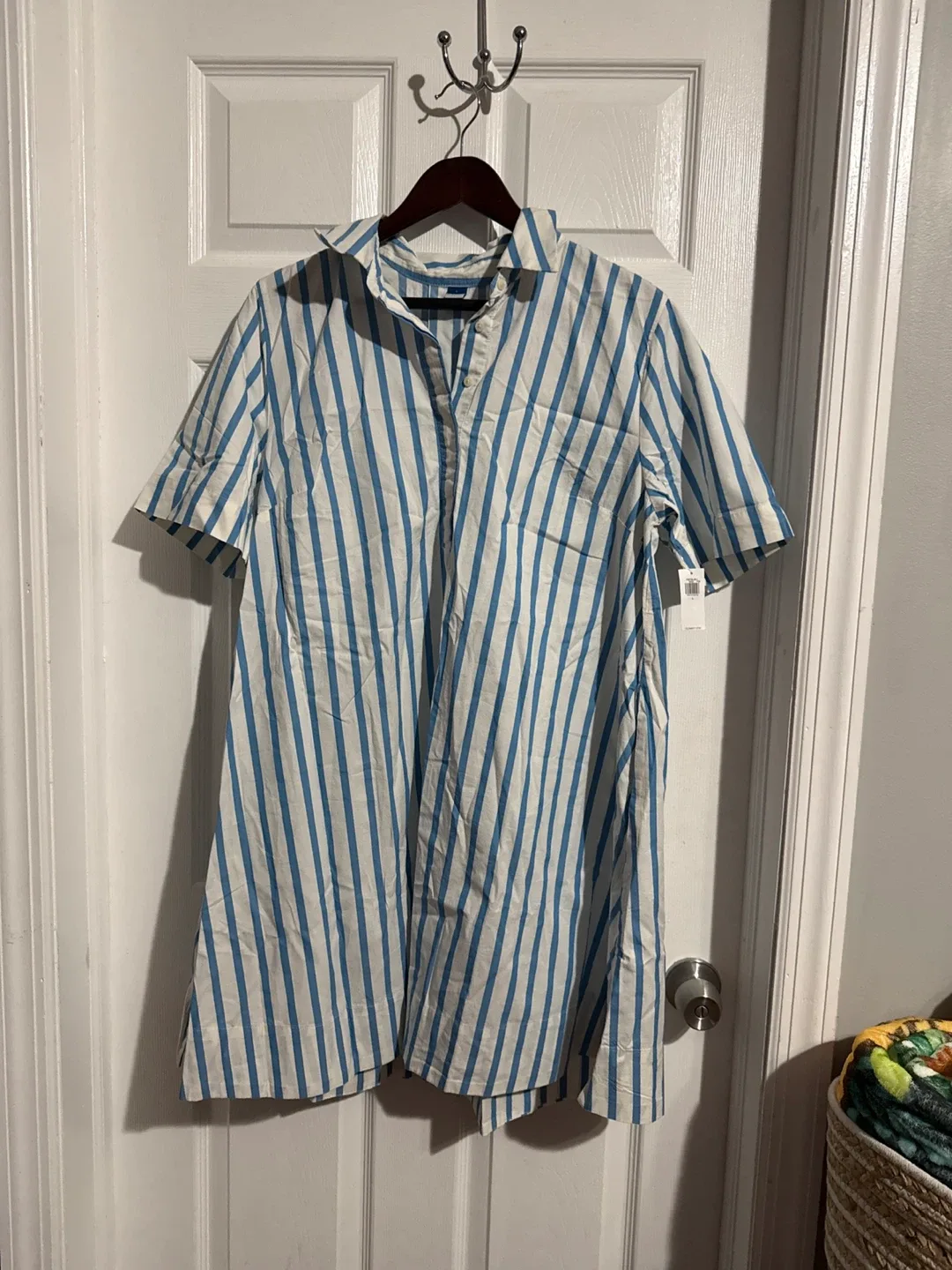 Old Navy Striped Shirt Dress