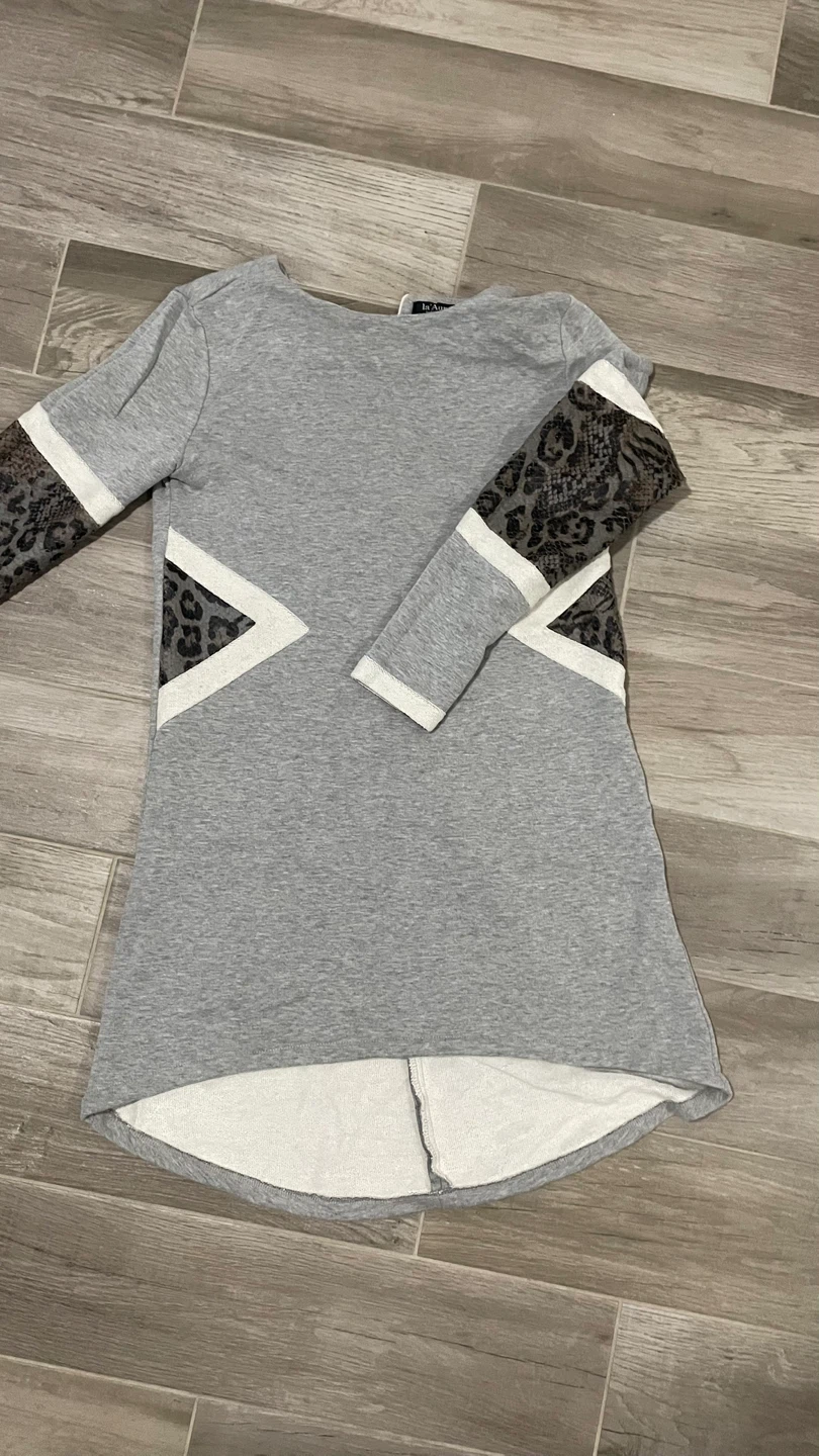 la'Aurora Grey Dress - Size 42 European - photo 2