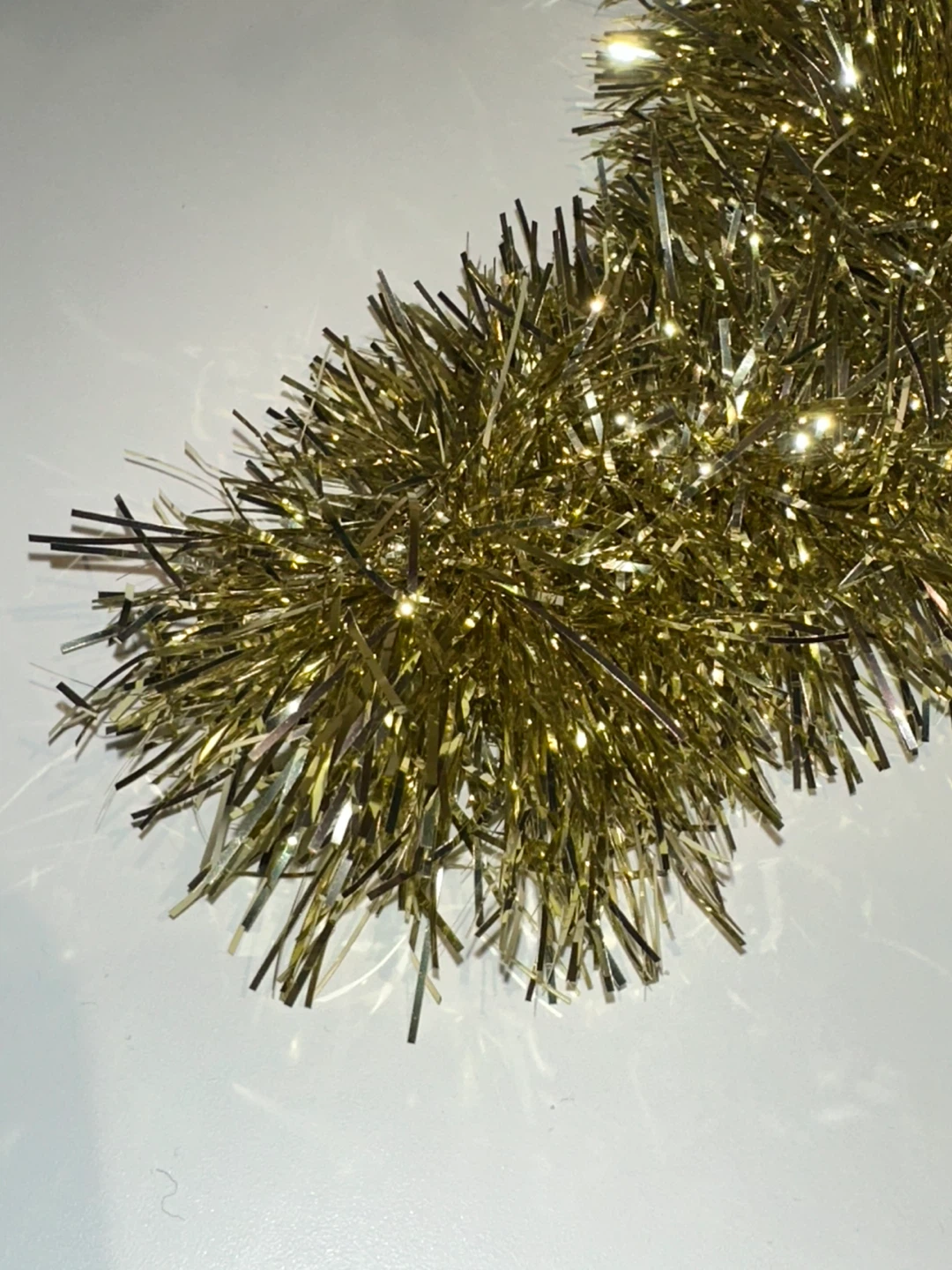 Gold Christmas Tinsel Garland