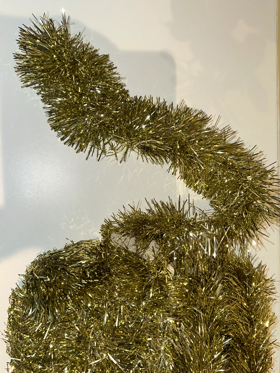 Gold Christmas Tinsel Garland - photo 2