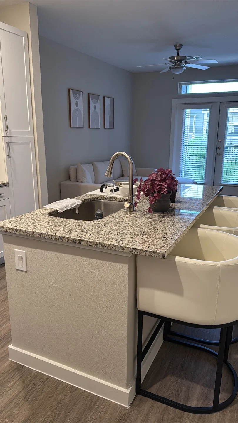 Ivory Bar Stool with Black Metal Base image indicator(3)