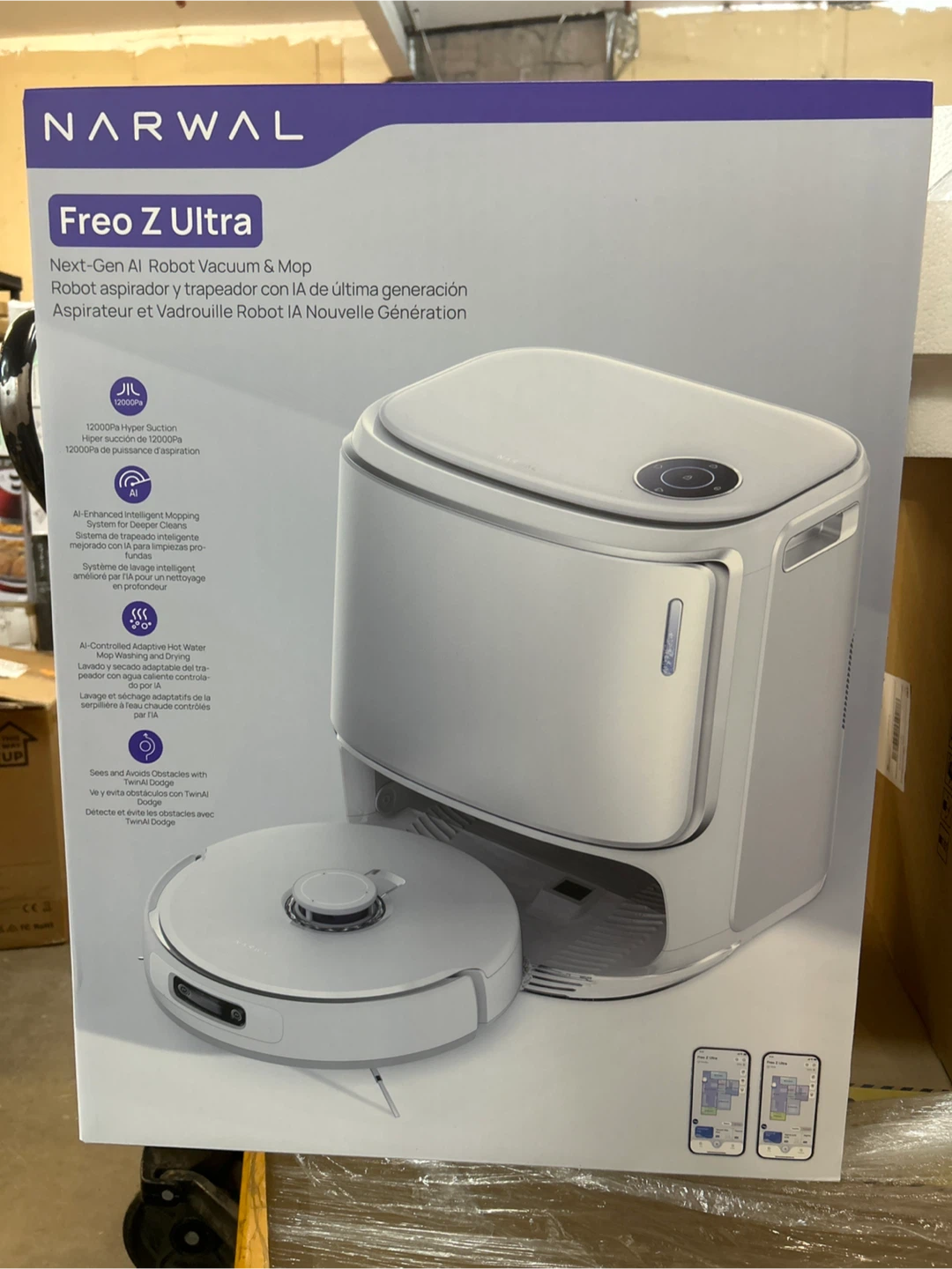 New Narwal Freo Z Ultra Robot Vacuum & Mop