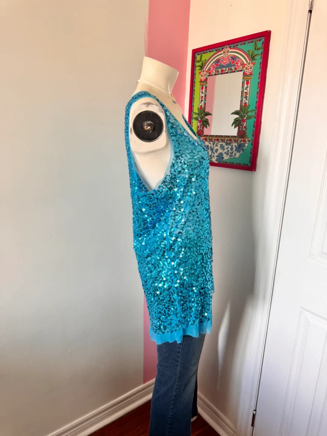 Blue Sequin Top image indicator(3)