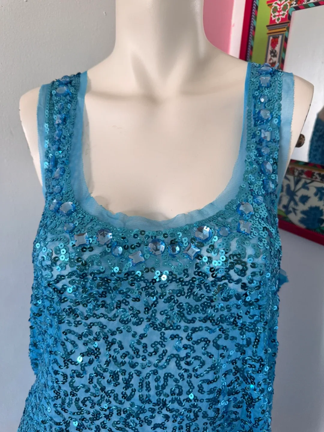 Blue Sequin Top image indicator(2)