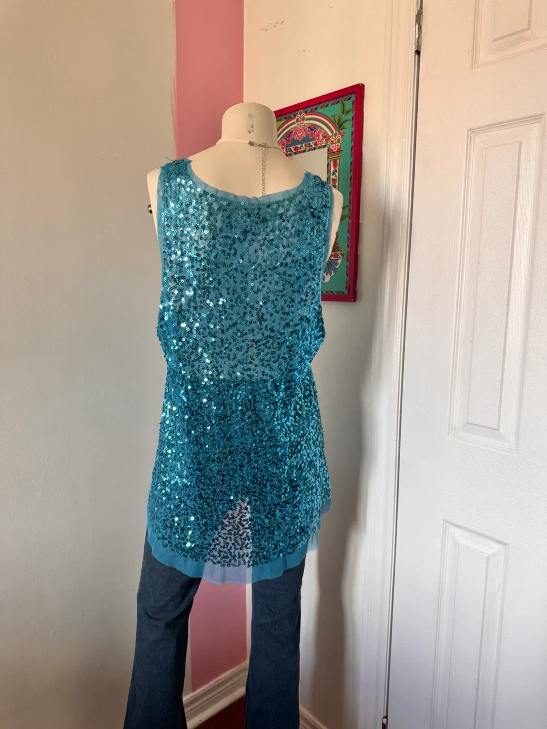 Blue Sequin Top image indicator(4)