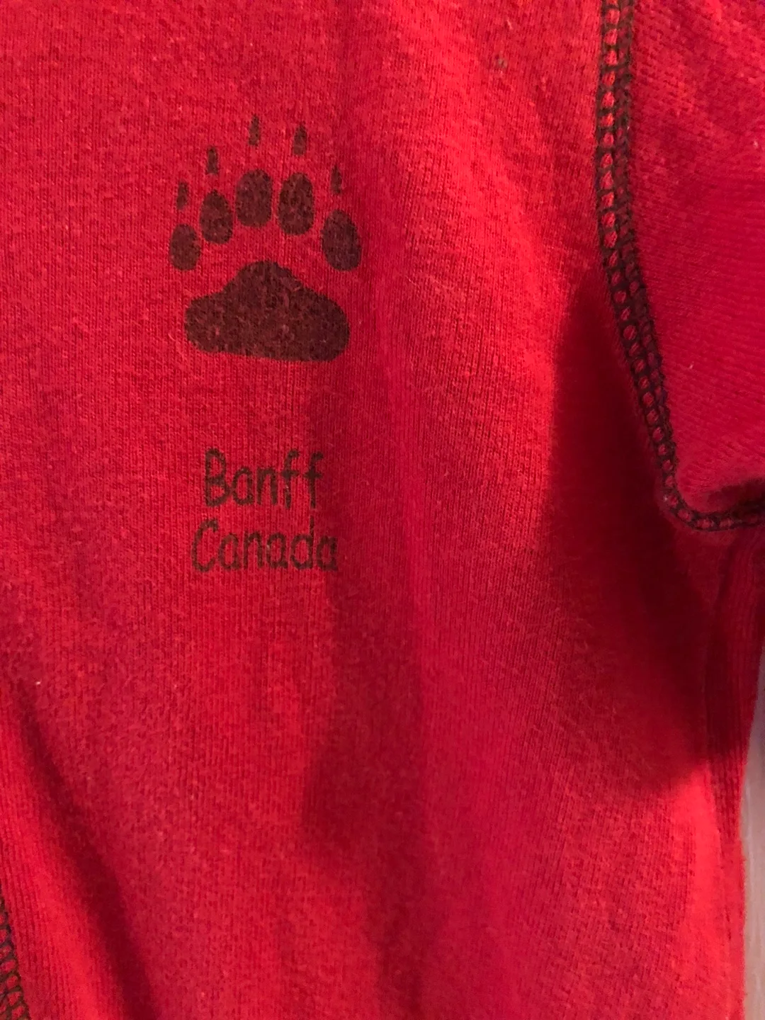 Full P.J’s Bear Bottom Red Onesie - Size 12 image indicator(3)