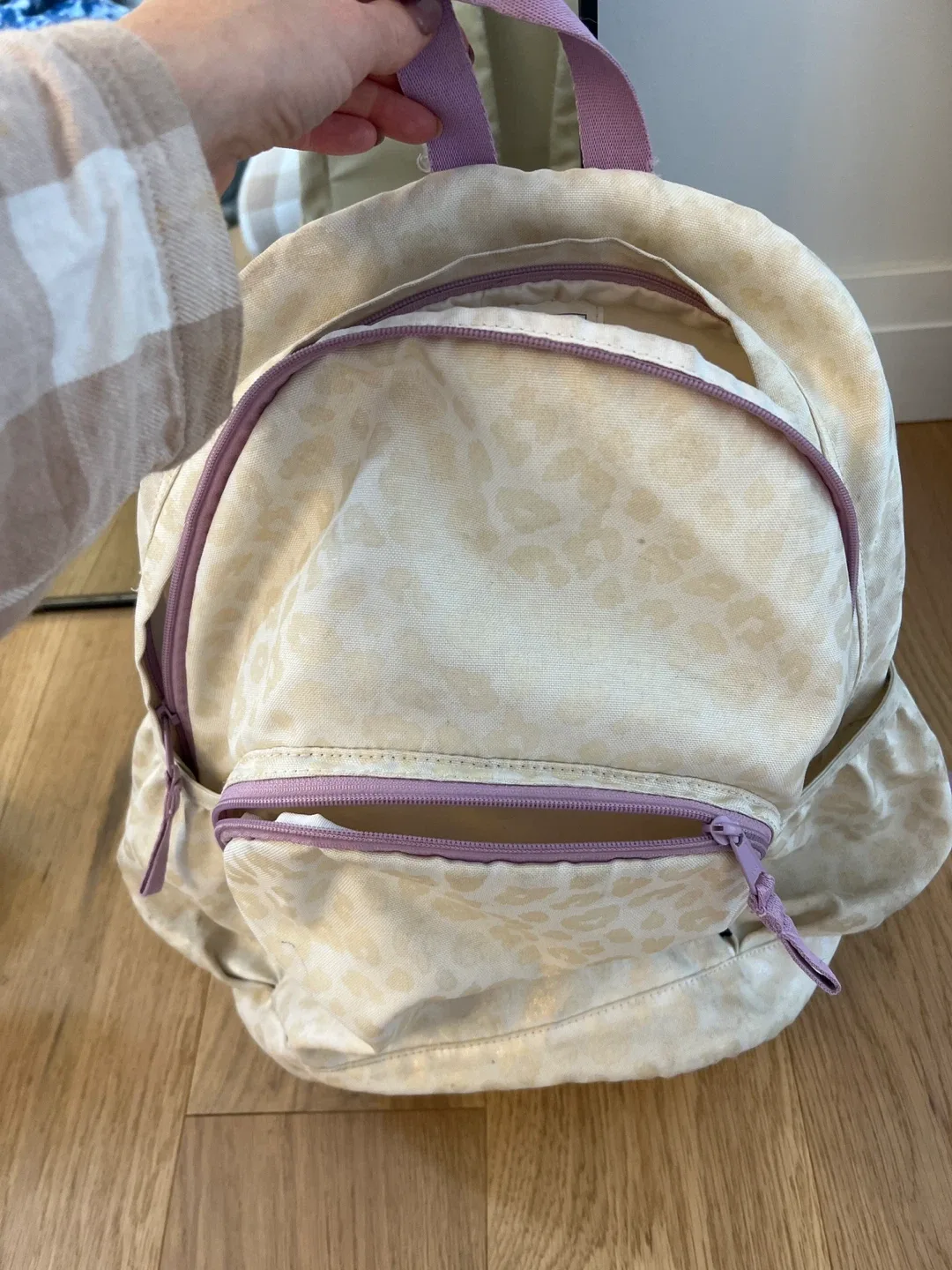 Gap Kids Backpack - Cream Leopard Print image indicator(2)