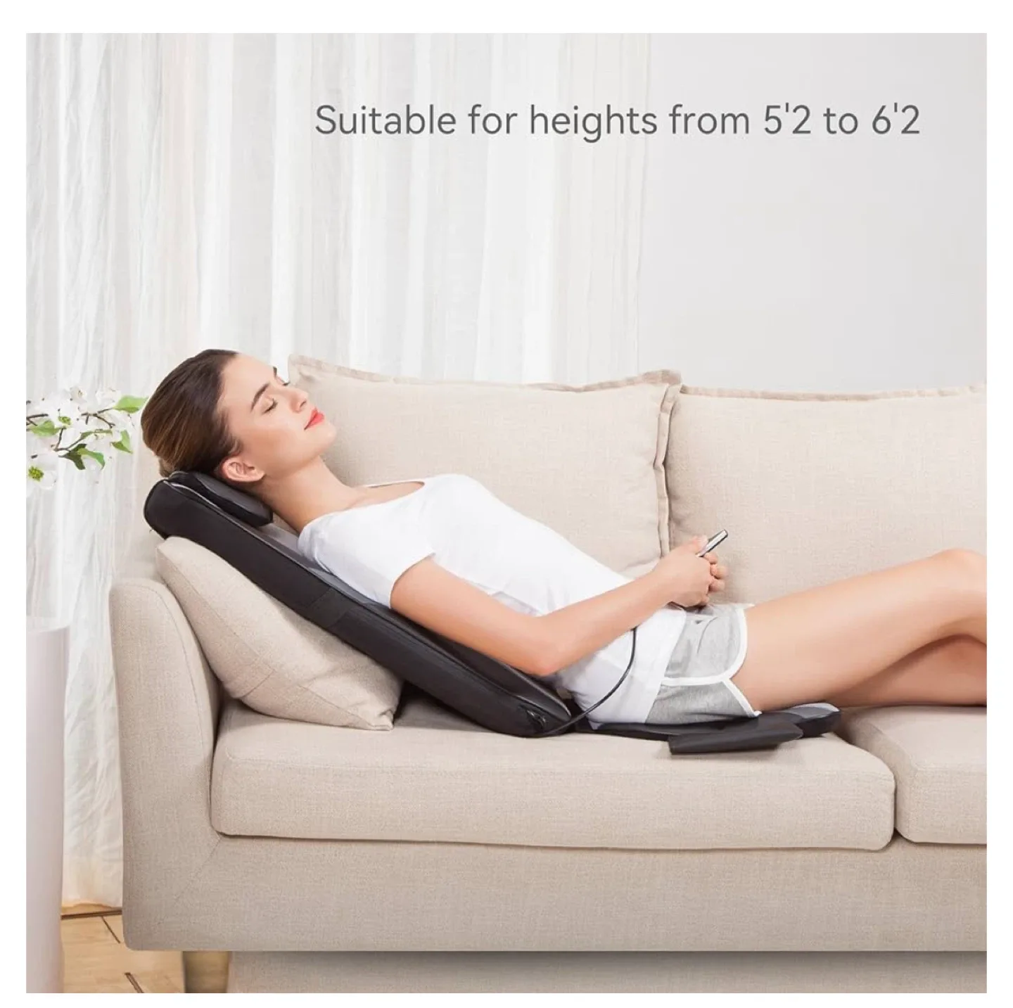 Snailax Shiatsu Massage Seat Cushion image indicator(3)