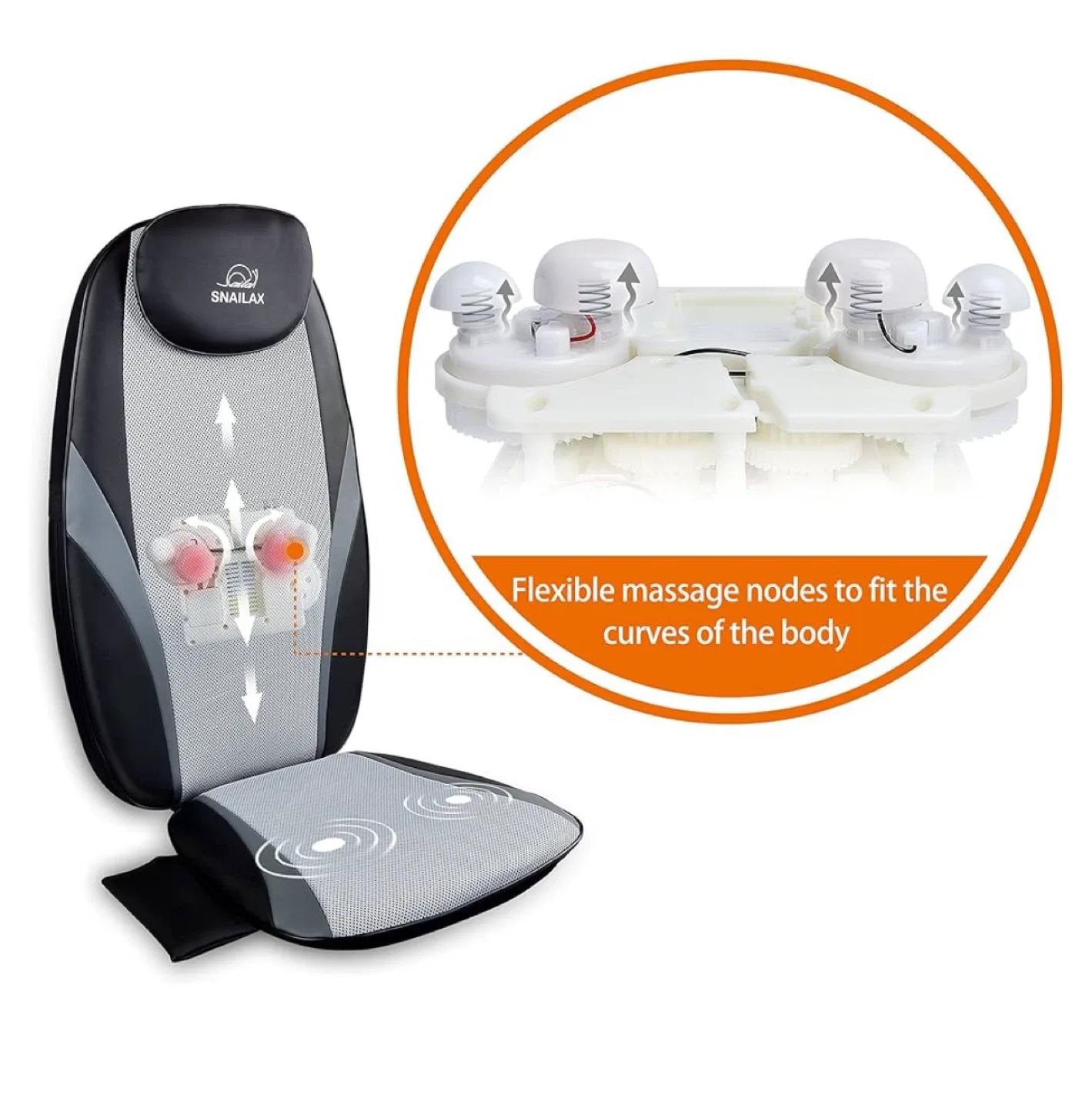 Snailax Shiatsu Massage Seat Cushion image indicator(4)