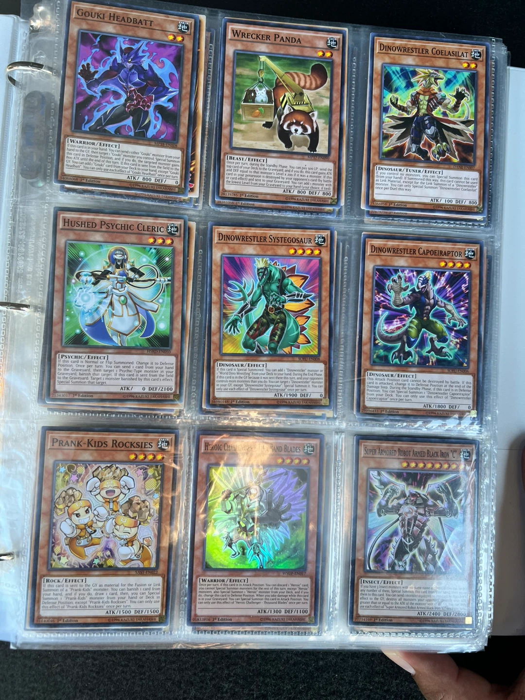 Yu-Gi-Oh! Trading Cards Binder