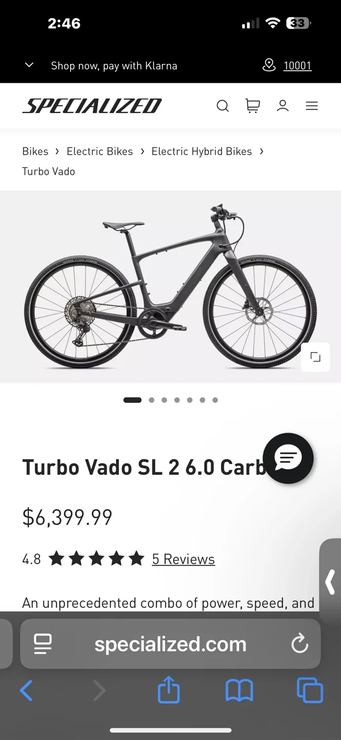 Specialized Hybrid Bike - Blue image indicator(2)