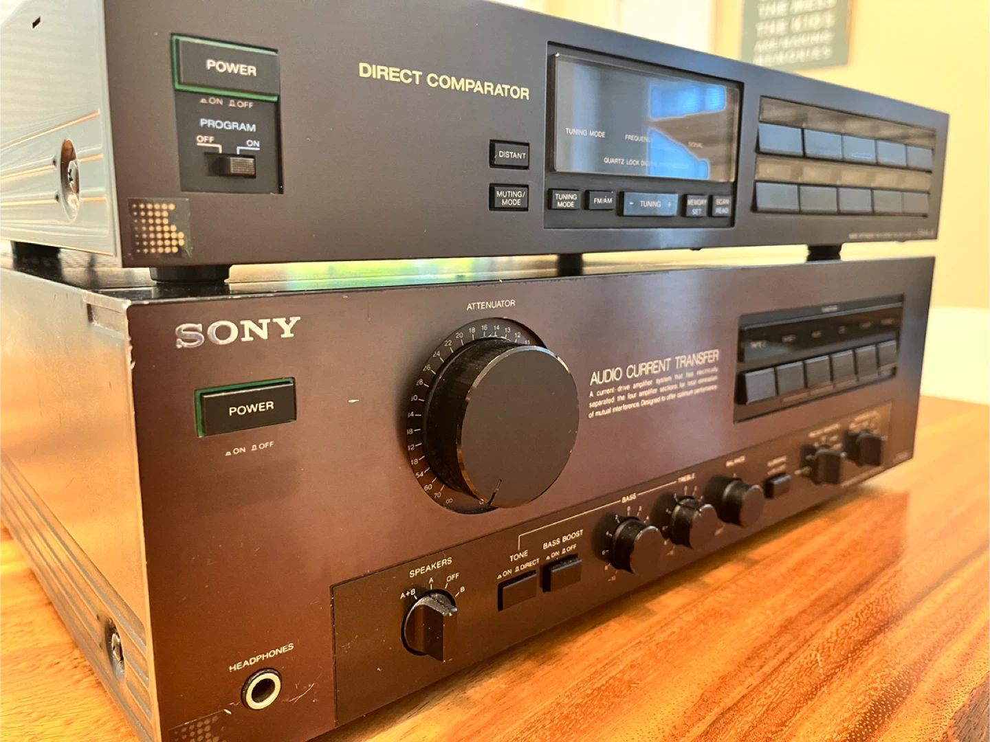 Sony ST-S444ESII FM/AM Tuner & TA-F555ES Amplifier