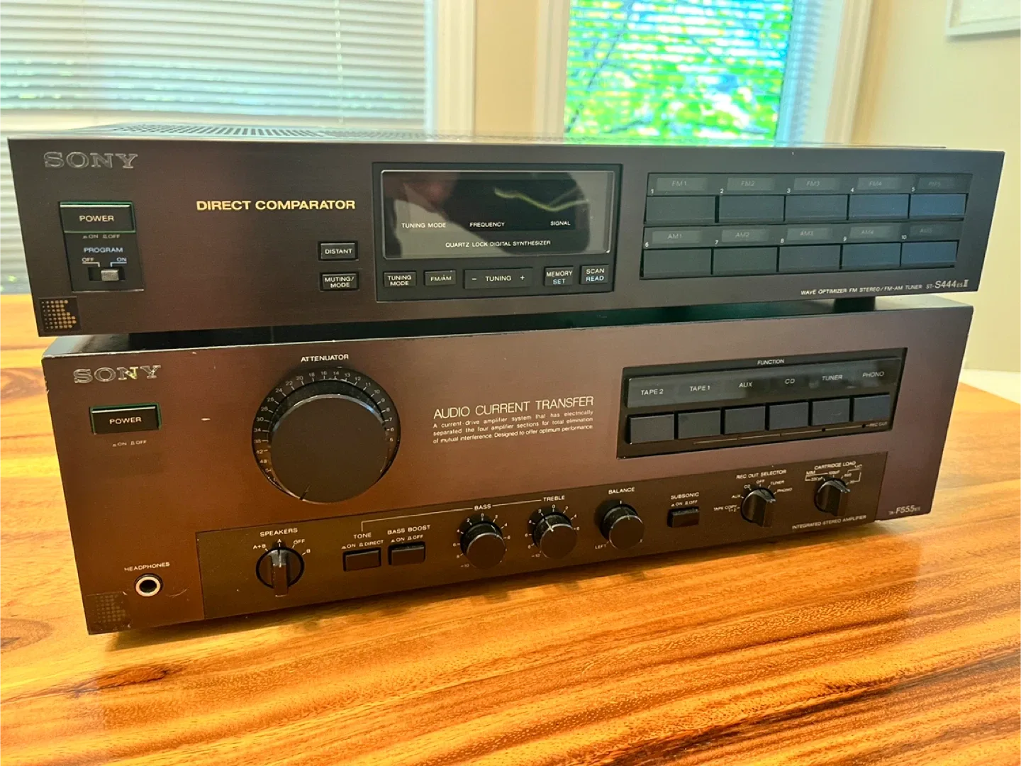 Sony ST-S444ESII FM/AM Tuner & TA-F555ES Amplifier image indicator(5)