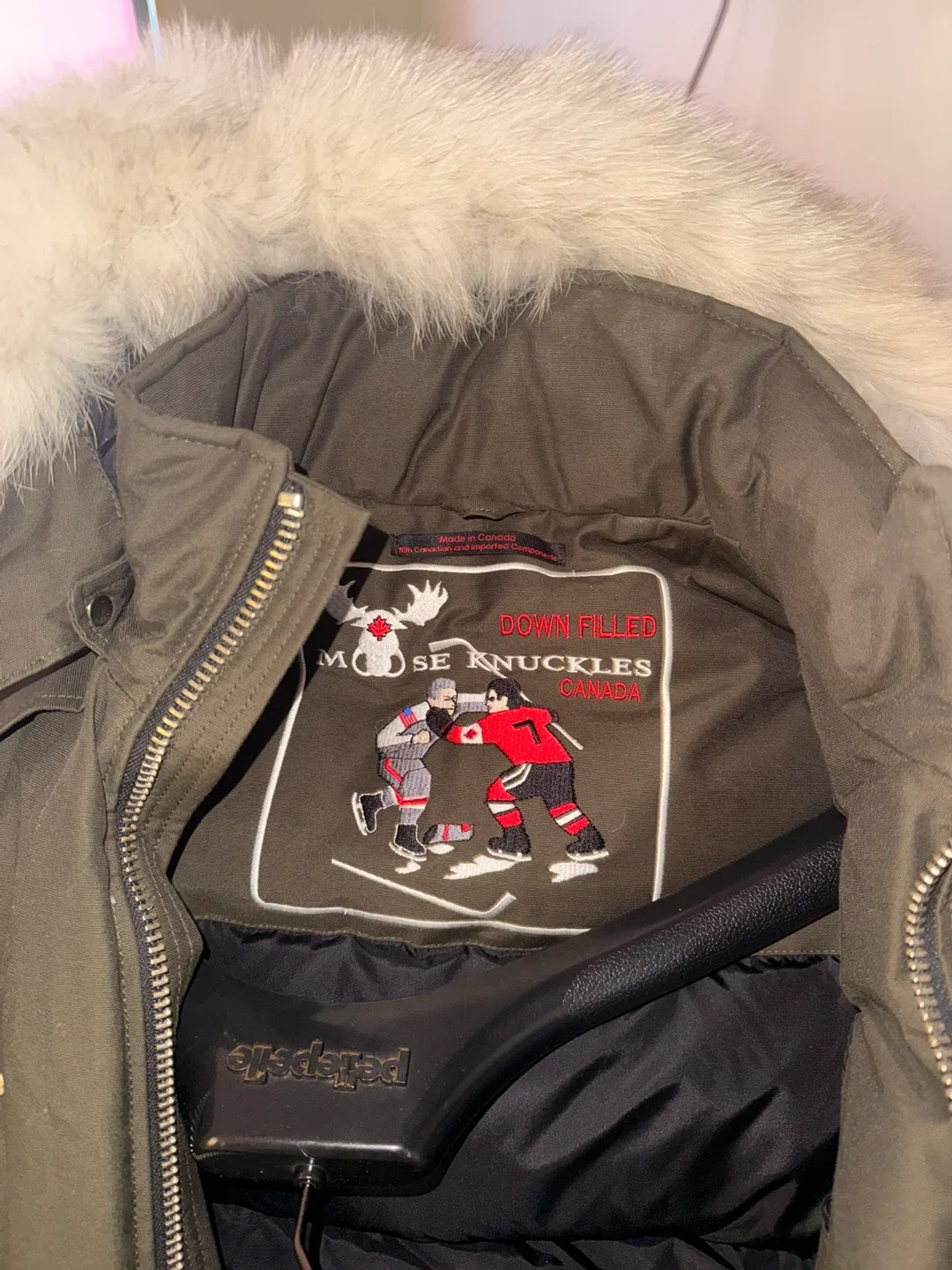 Moose Knuckles Bomber Jacket - Size S image indicator(2)