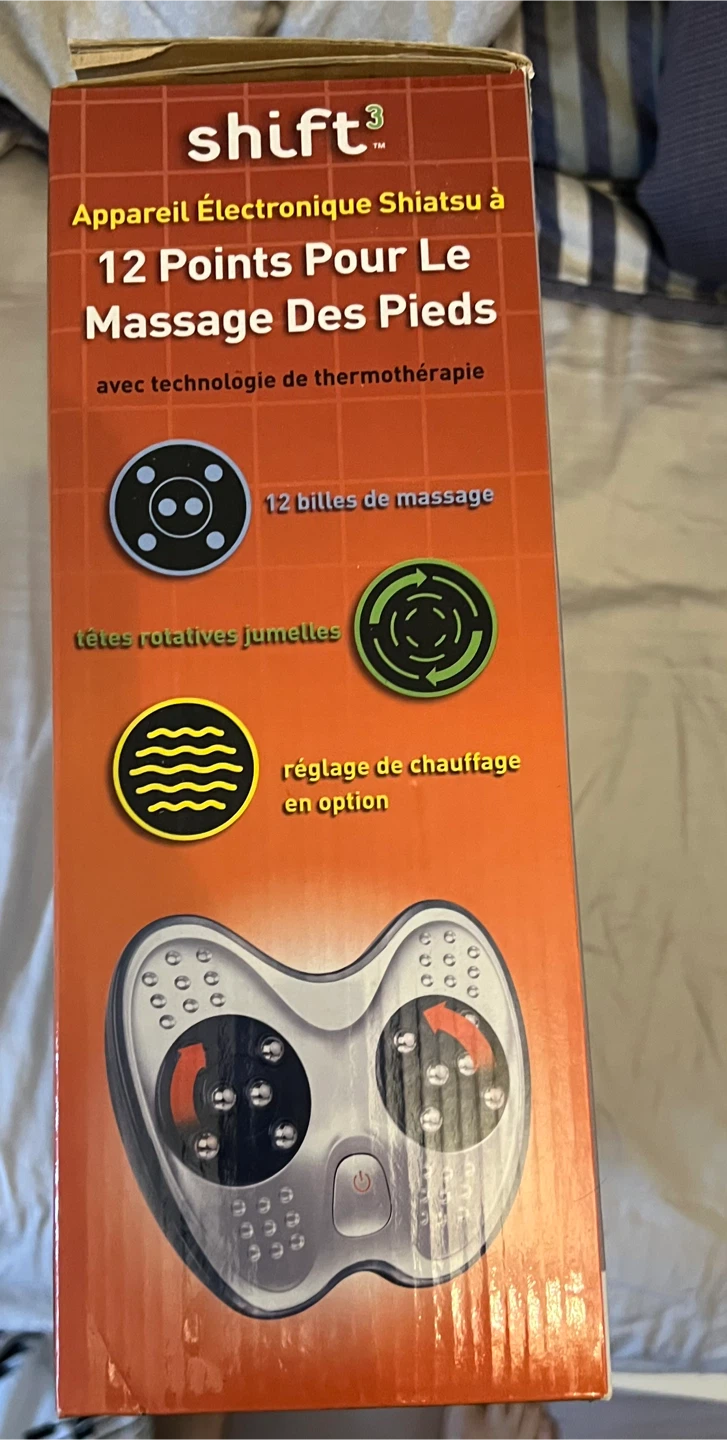 Shift 3 Electronic Shiatsu 12-Point Foot Massager - New - photo 2