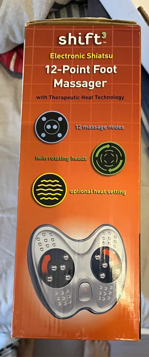 Shift 3 Electronic Shiatsu 12-Point Foot Massager - New image indicator(4)