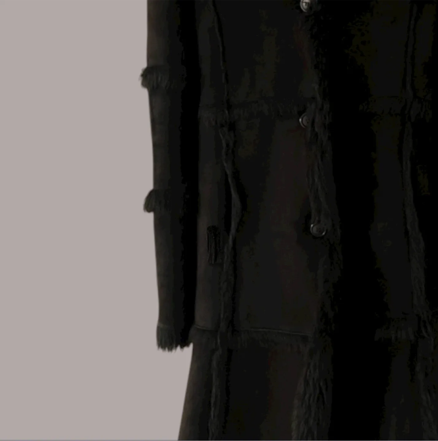 Long Shearling Coat, Size XS/SM image indicator(5)