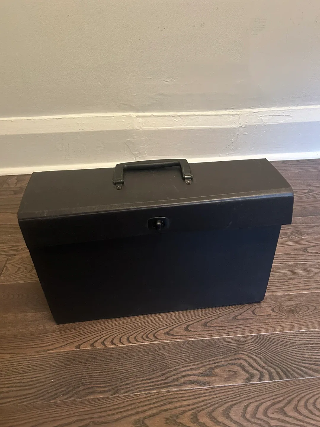 Accordion File Organizer Box, Black thumbnail