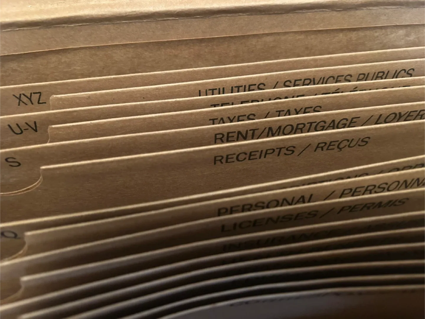 Accordion File Organizer Box, Black image indicator(5)