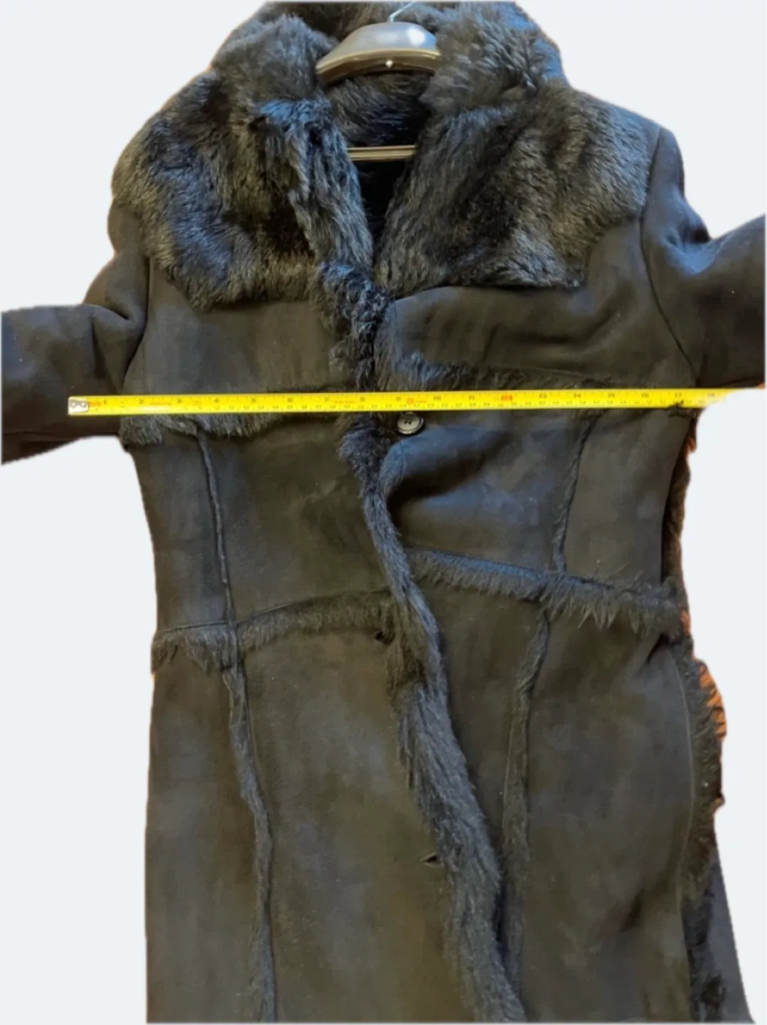 Long Shearling Coat, Size XS/SM image indicator(8)