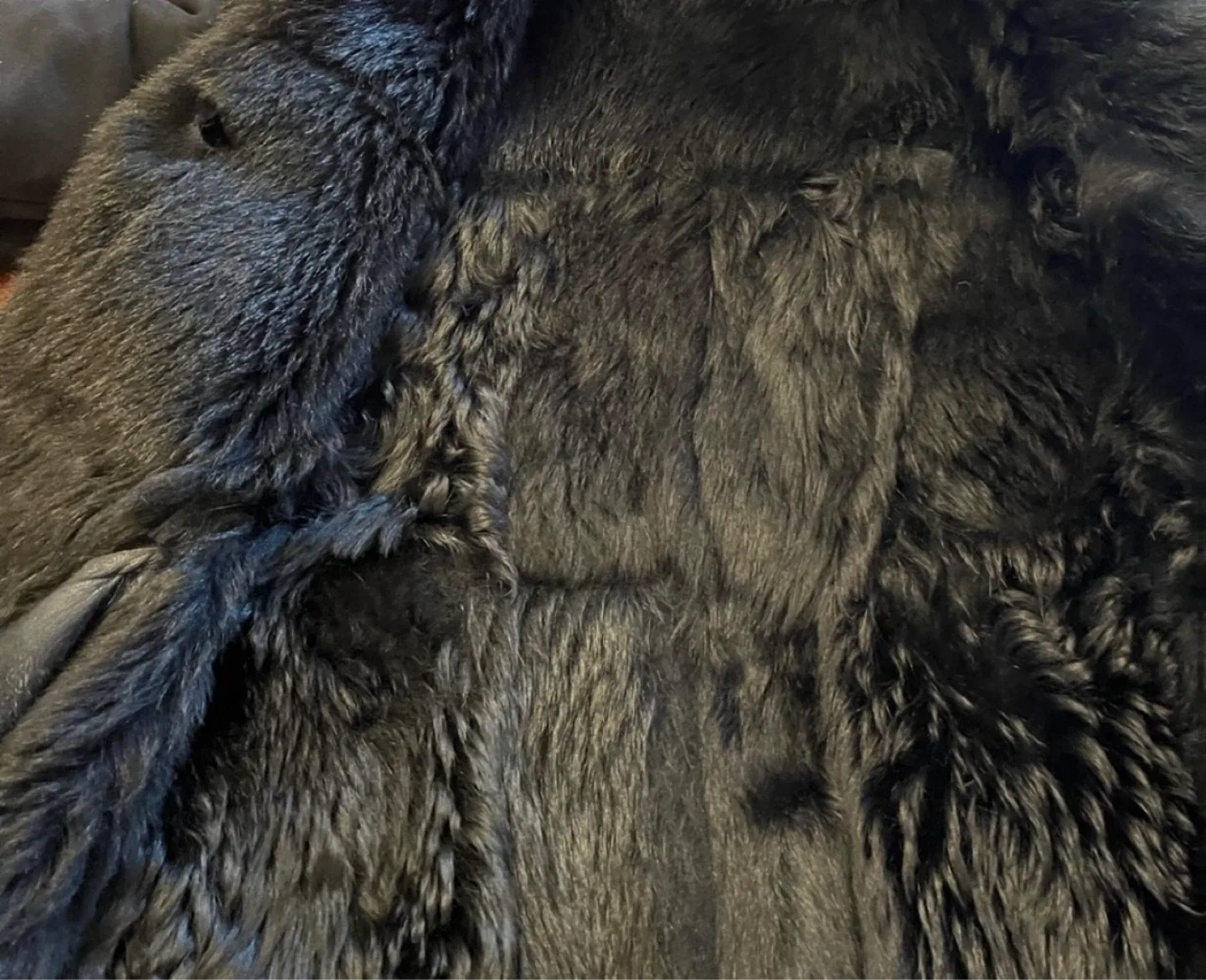 Long Shearling Coat, Size XS/SM image indicator(7)