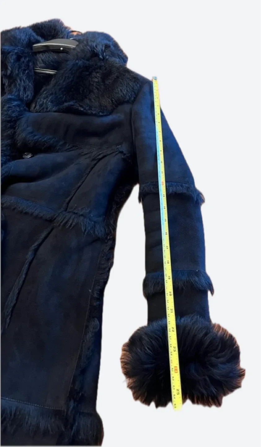 Long Shearling Coat, Size XS/SM image indicator(9)