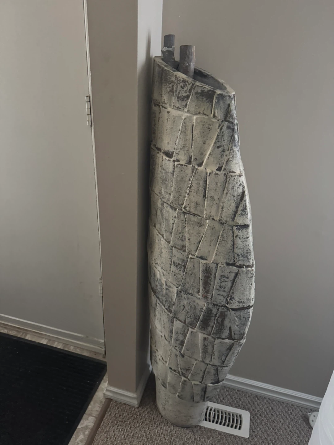 Textured Decorative Floor Vase - photo 3