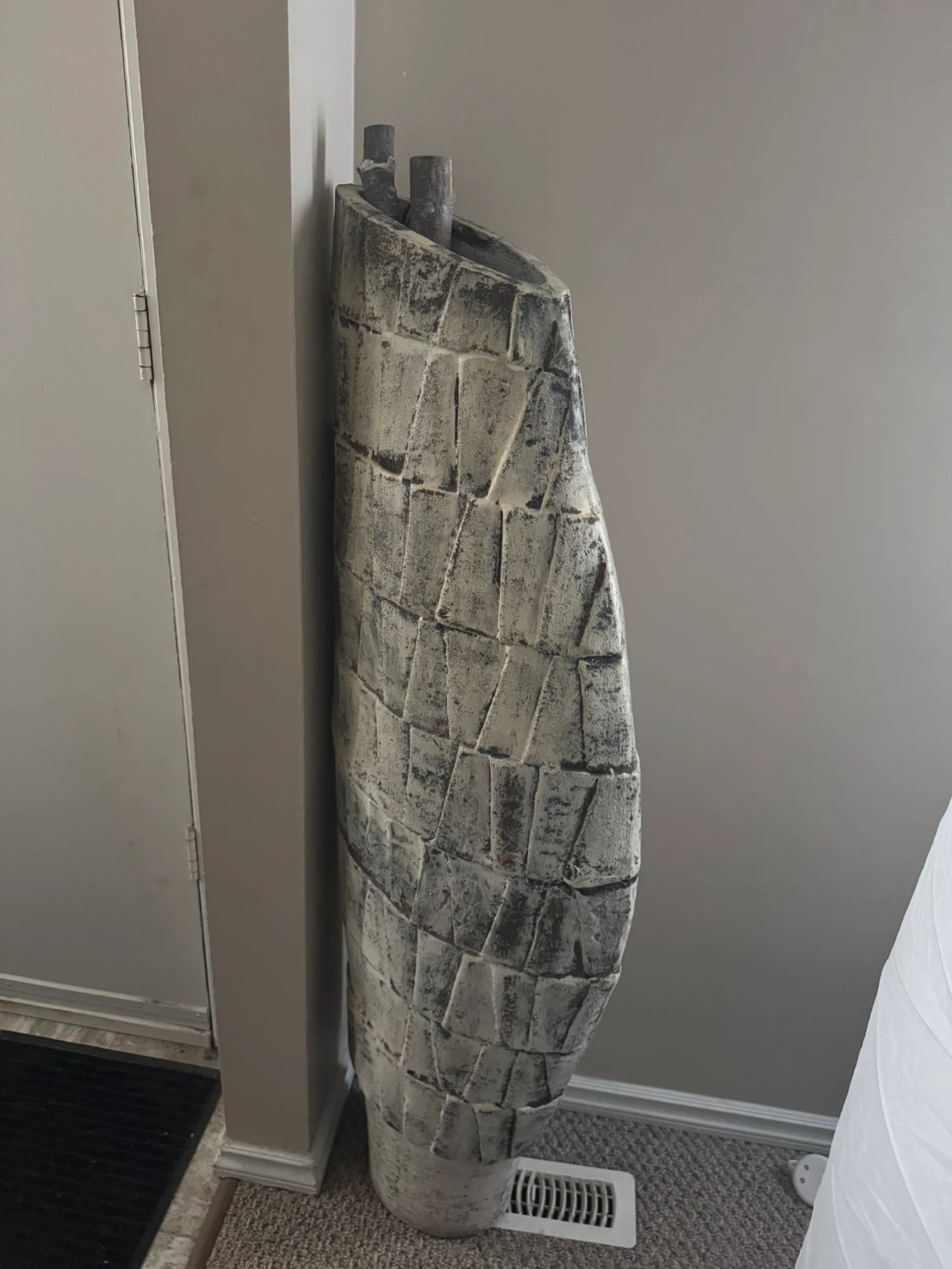 Textured Decorative Floor Vase - photo 4