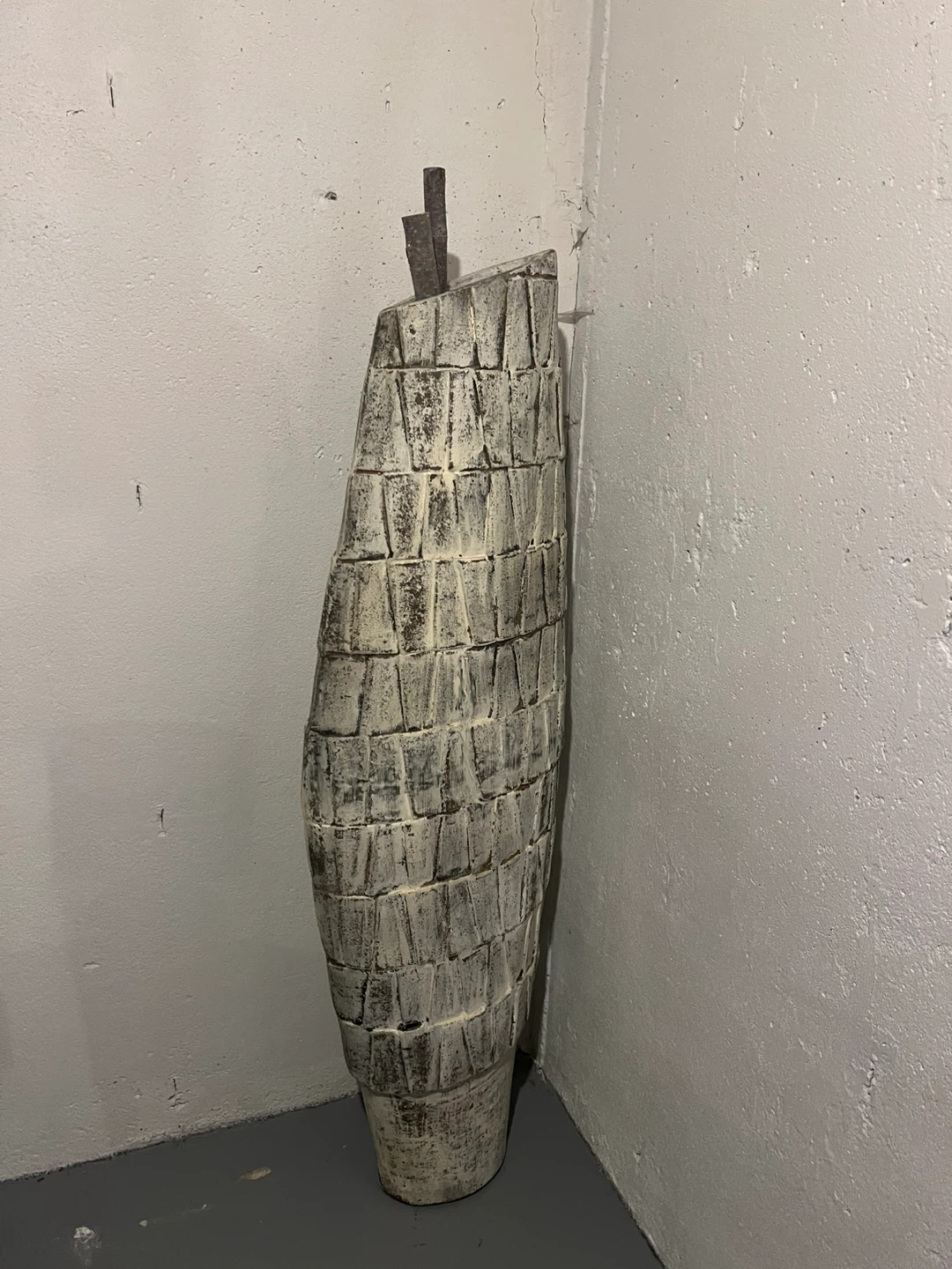 Textured Decorative Floor Vase