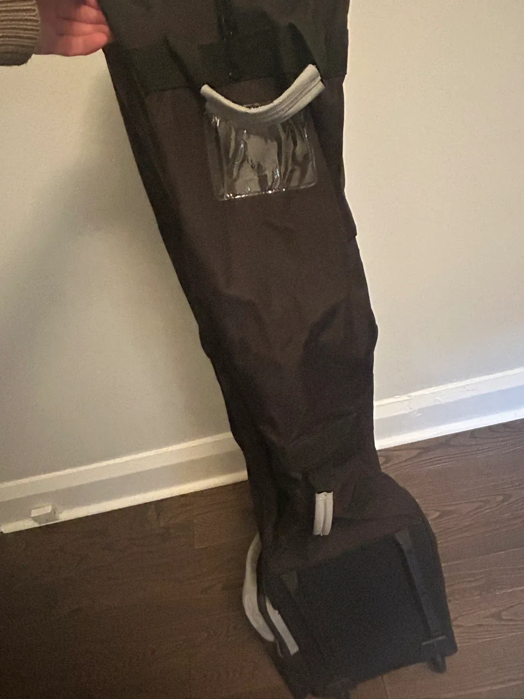 Black Rolling Golf Bag Cover thumbnail