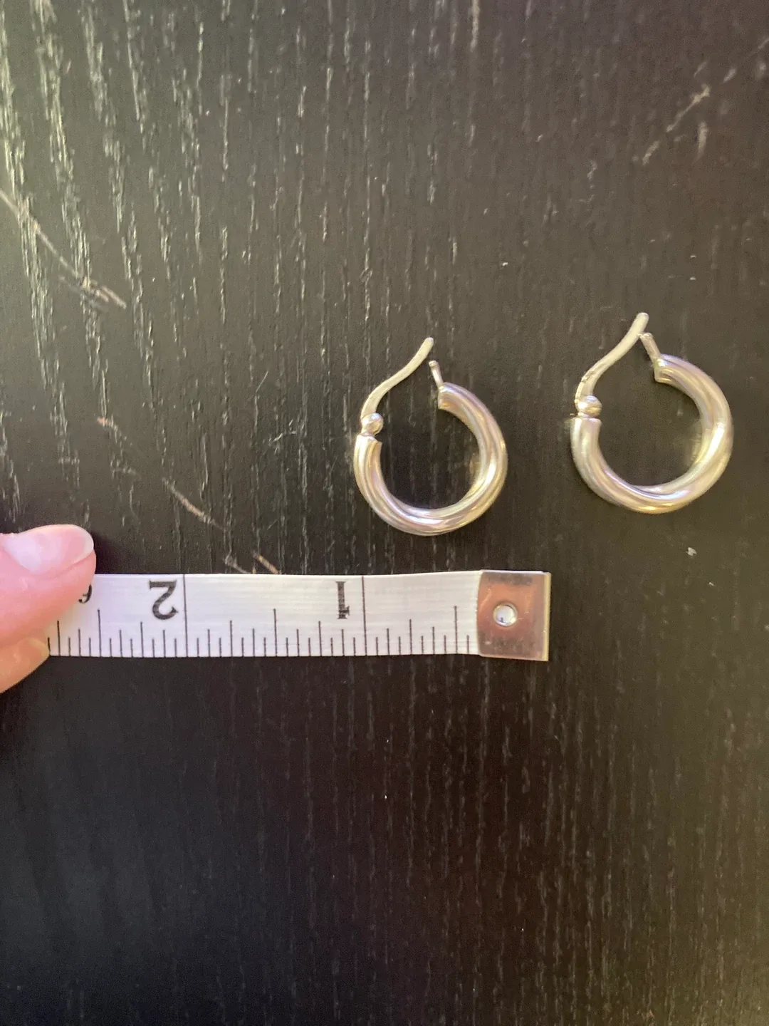 Silver 925 Hoop Earrings image indicator(3)