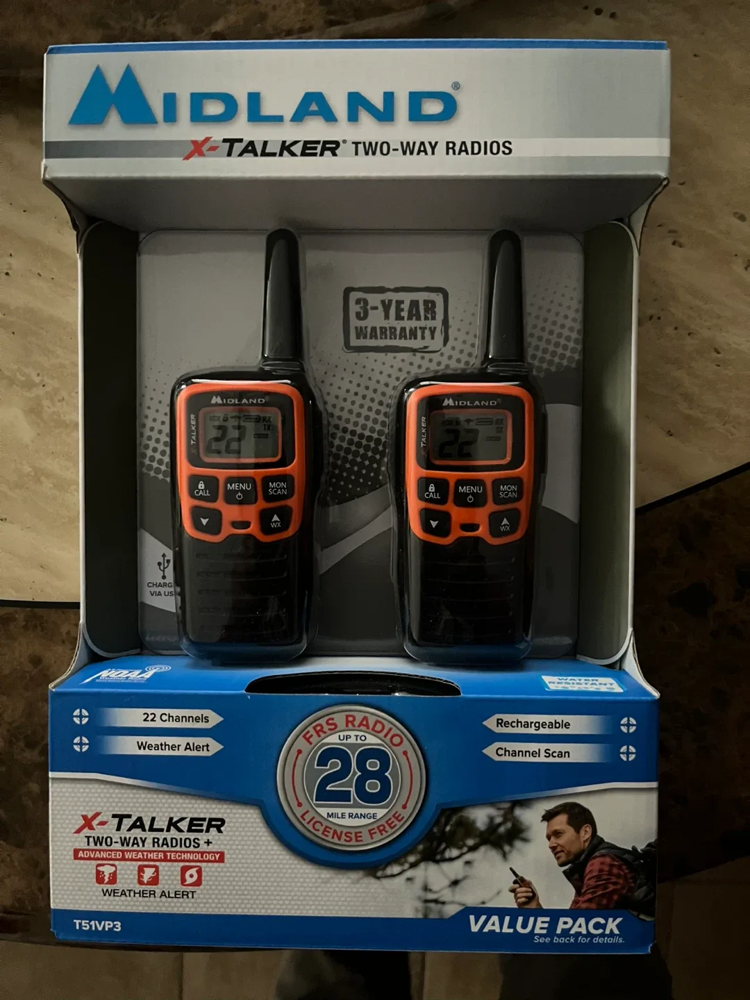 Midland X-Talker T51VP3 Two-Way Radios - New image indicator(2)