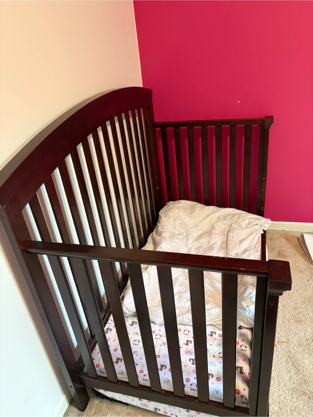 Espresso Brown Convertible Baby Crib - photo 5