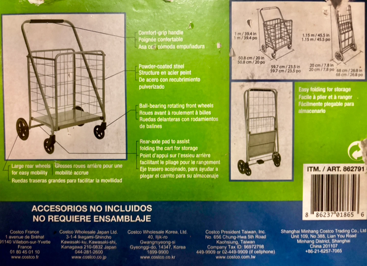 Folding Shopping Cart - photo 3