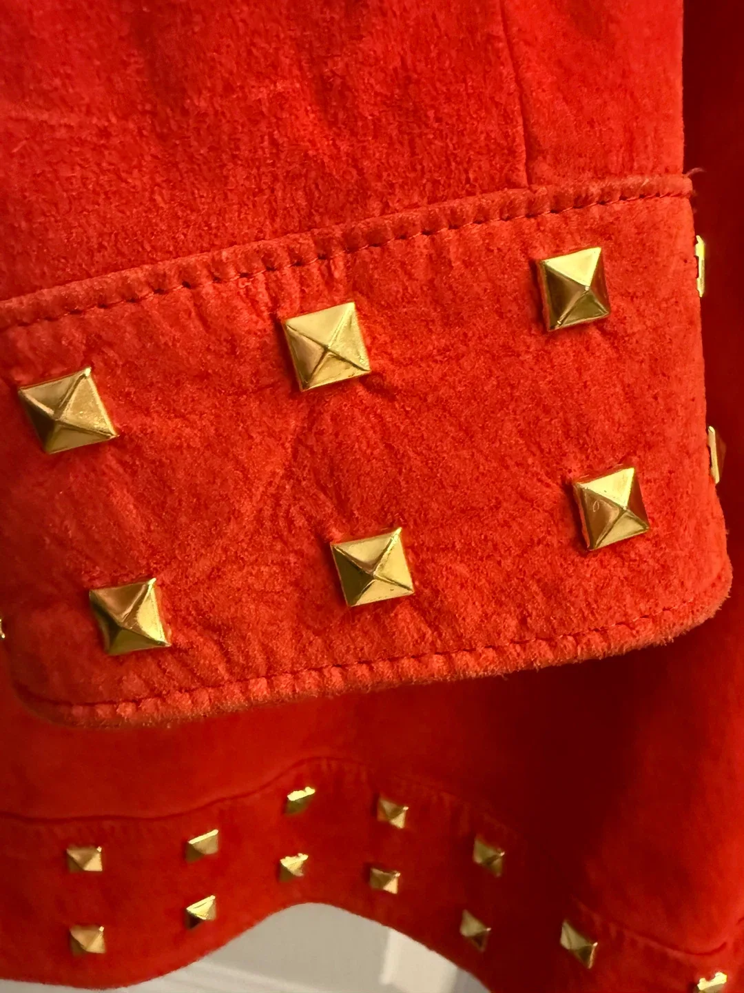 Danier red Suede Jacket image indicator(3)