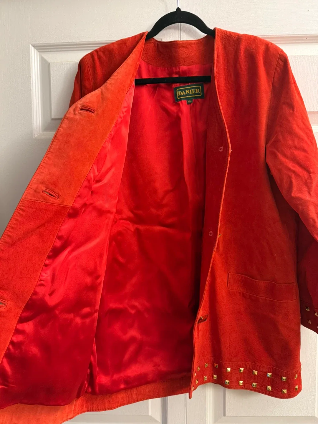 Danier red Suede Jacket image indicator(5)